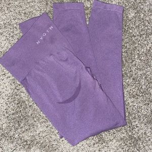 NVGTN Purple Seamless Contour Leggings